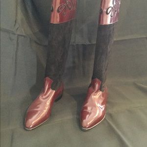 Italian Leather Boots at 80% Off, Like New